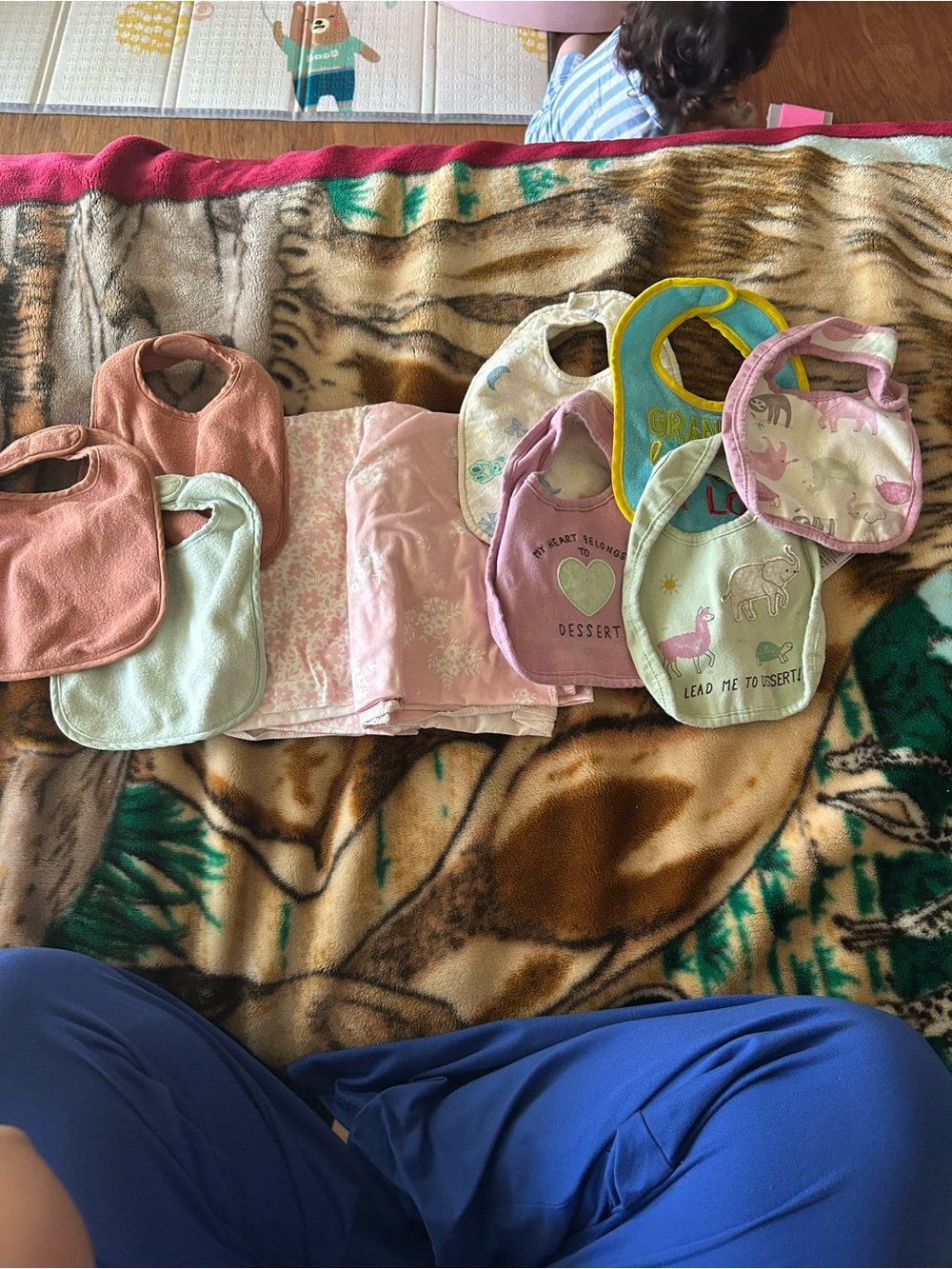 Baby Bib Set in Pink, Green, Yellow — Kids Accessories